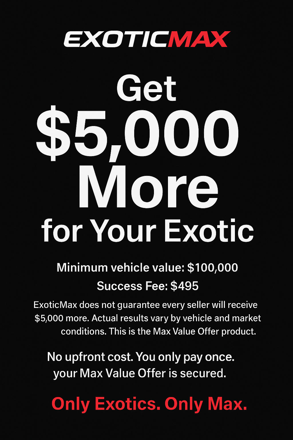 Max Value — Tier 1 ($5K)