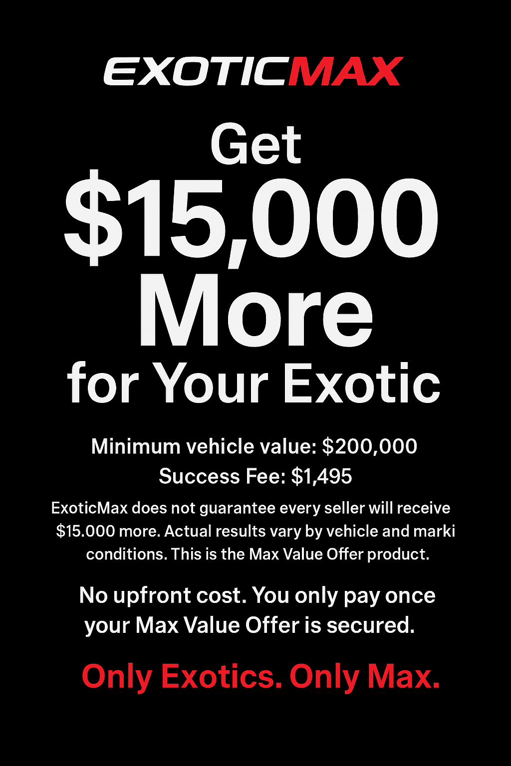 Max Value — Tier 3 ($15K)